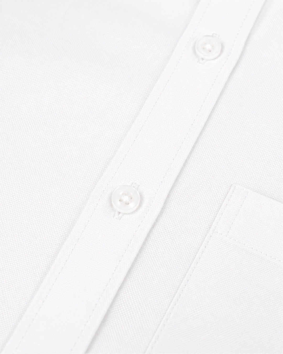Cambridge Men's Oxford Formal Shirt – Plain White Cotton Blend