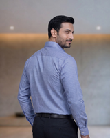 Mens Blue Atlantic Rs 601A Full Sleeves Shirt