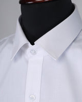 Foursquare White Signature Half Sleeve Cotton Shirt