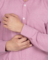 Dcott Plain Dark Pink Shirt - 4