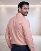 Mens Orange-2 Limca 1242 Full Sleeves Shirt
