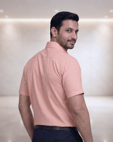 Limca 1242 Orange Mens Half Sleeves Shirt