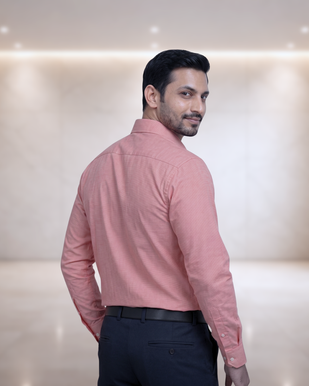 Mens Pink-4 Limca 1242 Full Sleeves Shirt