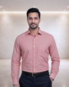 Mens Pink-4 Limca 1242 Full Sleeves Shirt