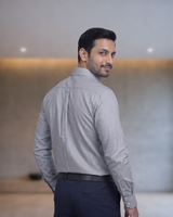 Mens Grey Mesa 135 Full Sleeves Shirt