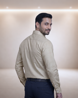 Mens Olive Mesa 135 Full Sleeves Shirt