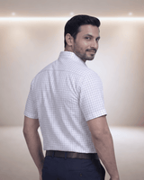 Mf 50002 A Green Mens Half Sleeves Shirt