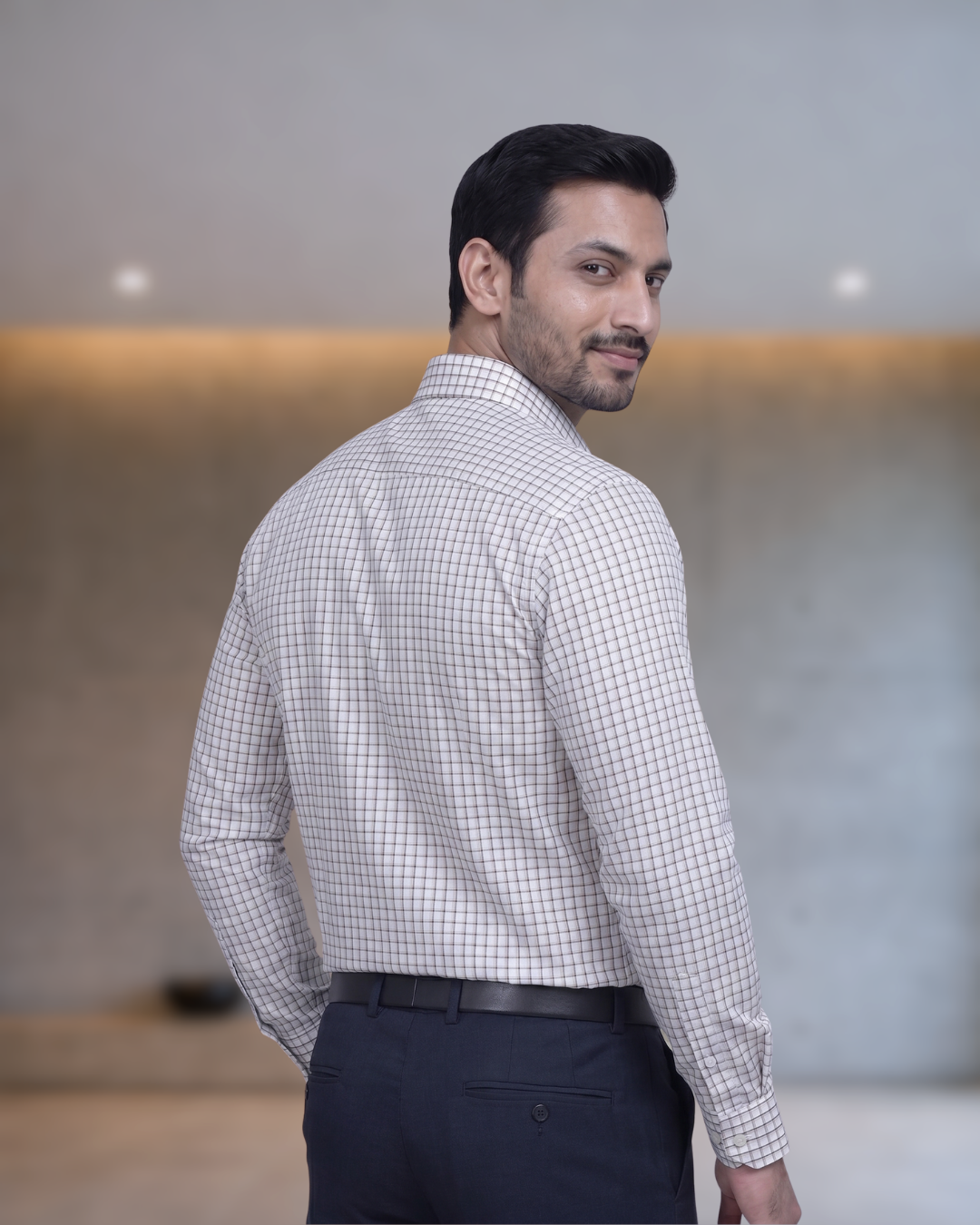 Mens Black Mf 50007 A Full Sleeves Shirt