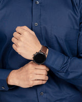 Motto Solid - Navy Blue