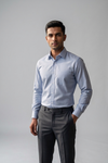Mens Navy Blue-A Orian 25751 Full Sleeves Shirt