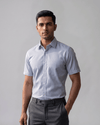 Orian 25751 Navy Blue Mens Half Sleeves Shirt