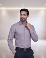 Mens Wine-2 Orian 3017F Full Sleeves Shirt
