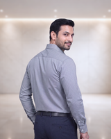 Mens Grey Rg 2934 Full Sleeves Shirt
