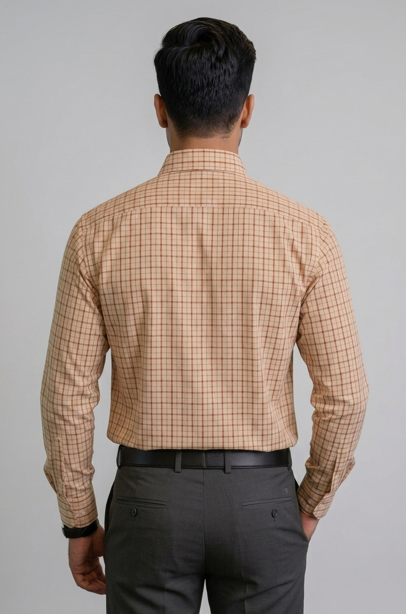 Mens Rust Rg 3302 Full Sleeves Shirt