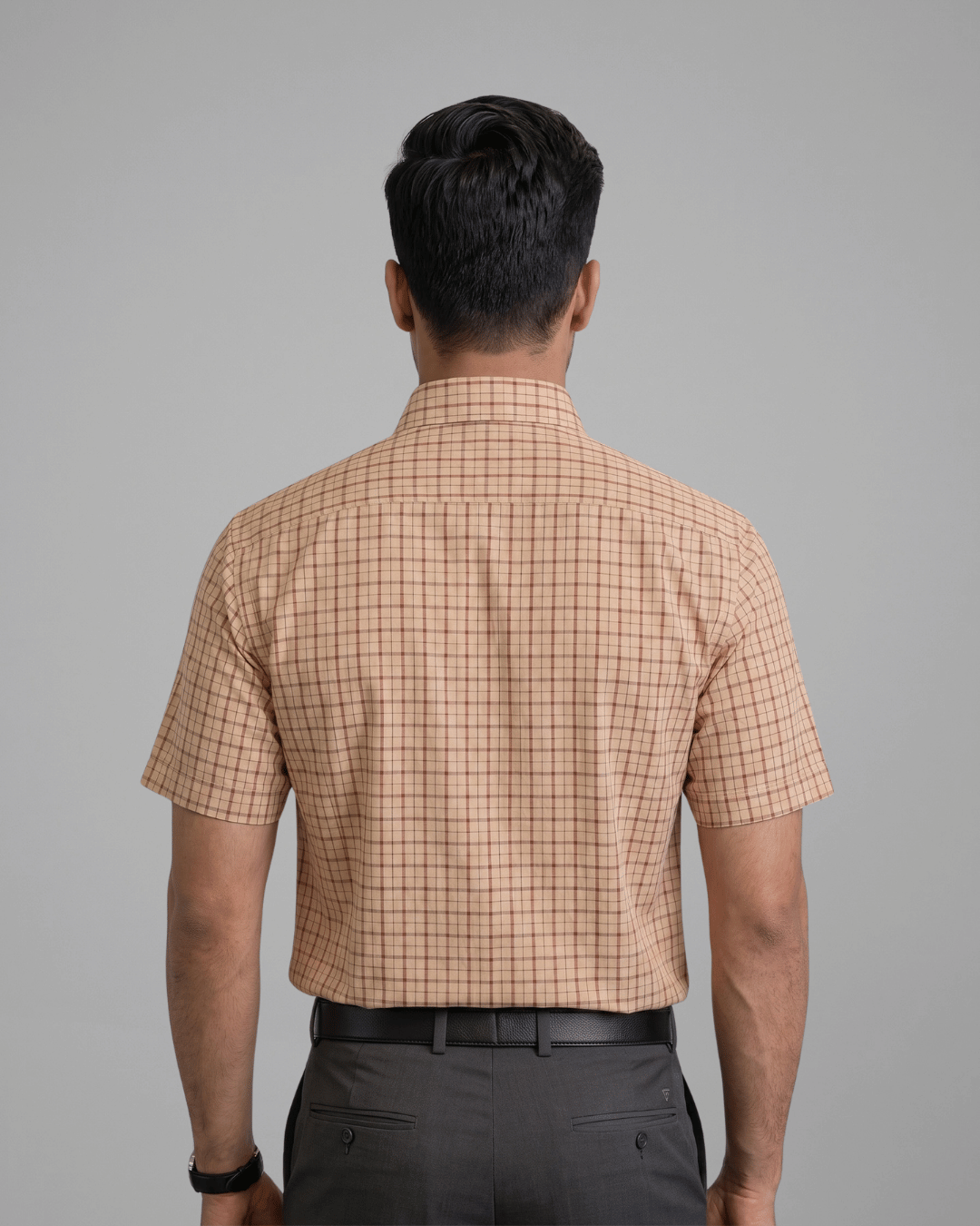 Rg 3302 Rust Mens Half Sleeves Shirt