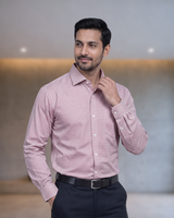 Mens Red Rg 3401 Full Sleeves Shirt