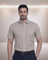 Rs 0038 Black Mens Half Sleeves Shirt