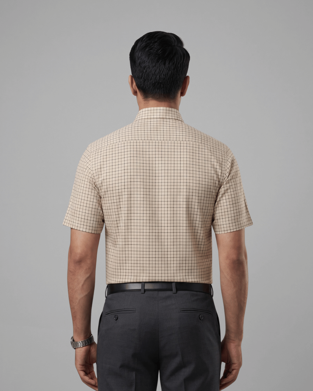 Rs 0038 Brown Mens Half Sleeves Shirt