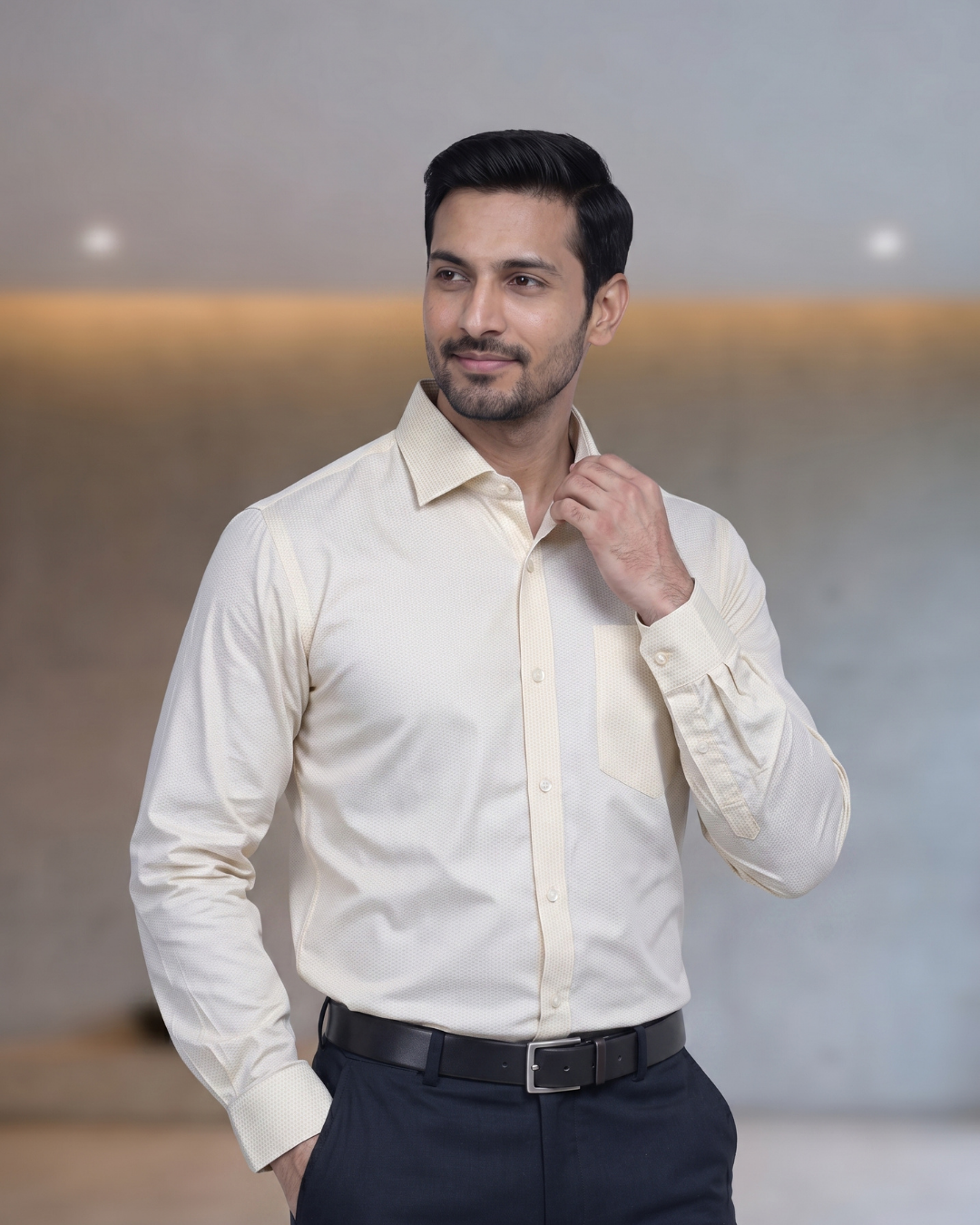 Mens Lemon-1 Rs 1103 Full Sleeves Shirt