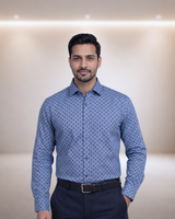 Mens Sky Blue-1 Rs 2326 Full Sleeves Shirt