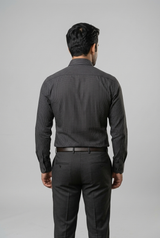 Mens Black Rs 3296 Full Sleeves Shirt