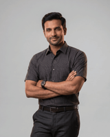 Rs 3296 Black Mens Half Sleeves Shirt