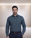 Mens Green Rs 3296 Full Sleeves Shirt
