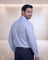 Mens Blue Rs 5933 Full Sleeves Shirt