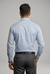Mens Sky Blue Rs 6173 Full Sleeves Shirt