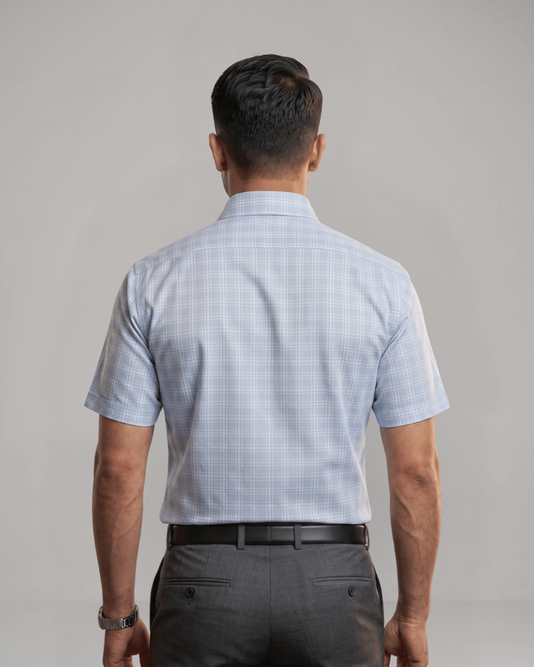 Rs 6173 Sky Blue Mens Half Sleeves Shirt
