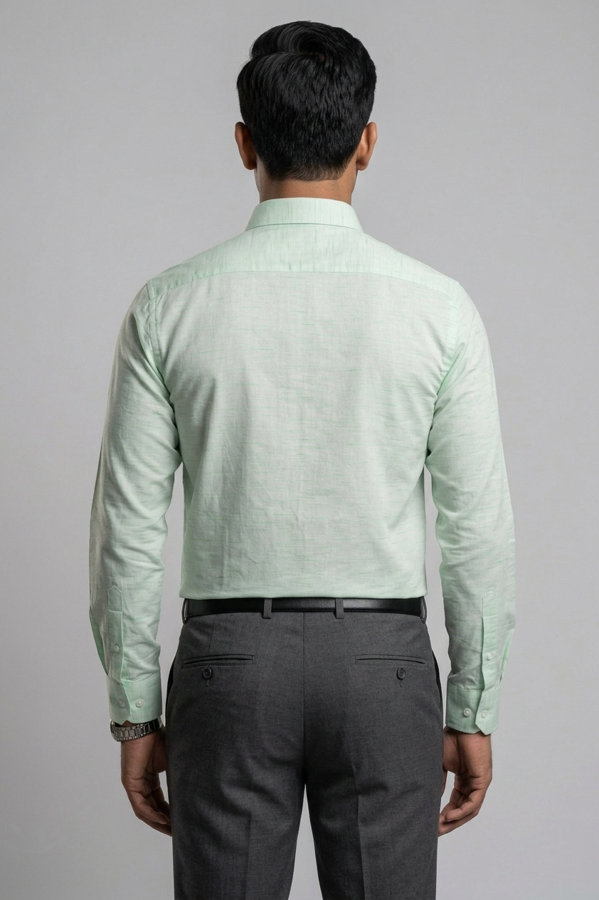 Mens Green Rs 6189 Full Sleeves Shirt