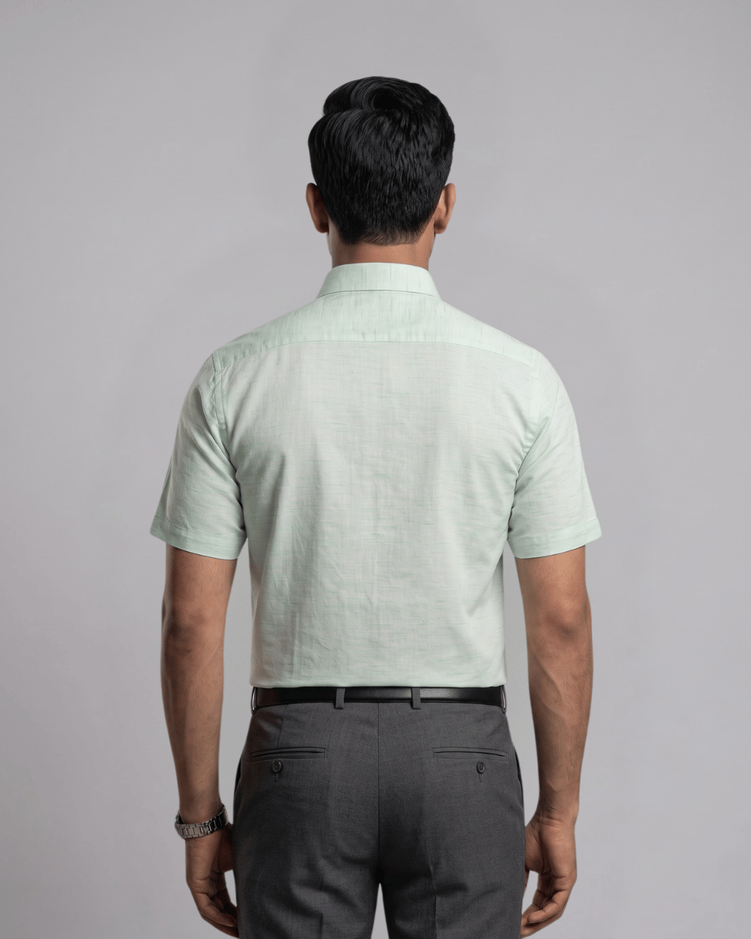 Rs 6189 Green Mens Half Sleeves Shirt