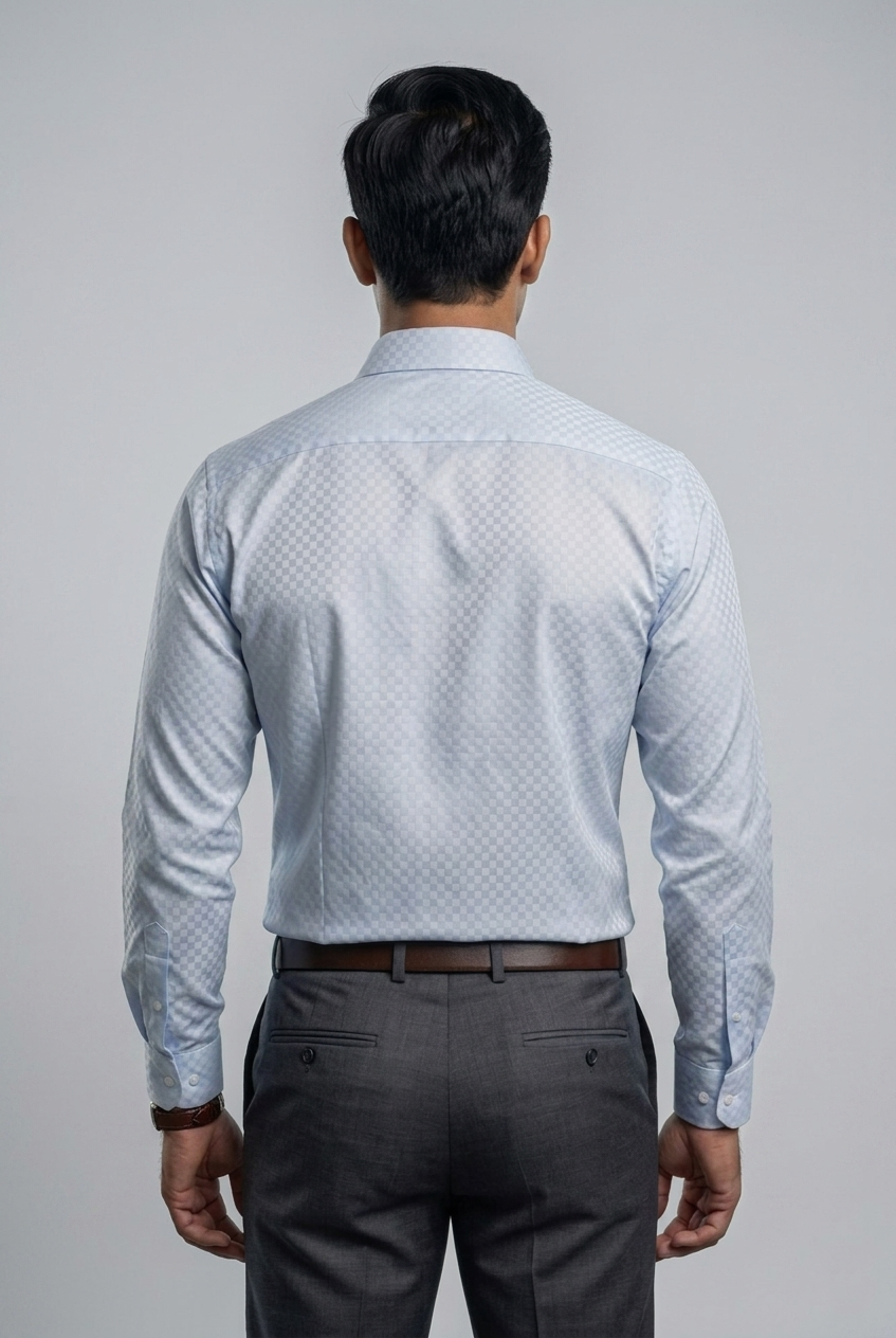 Mens Grey Rs 6451 Full Sleeves Shirt