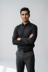 Mens Dark Grey Rs 6539 Full Sleeves Shirt
