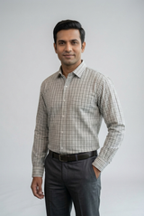 Mens Green Rs 6584 Full Sleeves Shirt