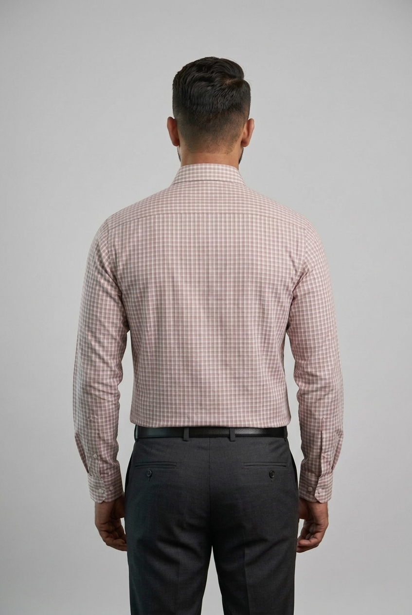 Mens Red Rs 6584 Full Sleeves Shirt