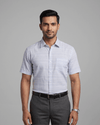 Rs 6609 Blue Mens Half Sleeves Shirt