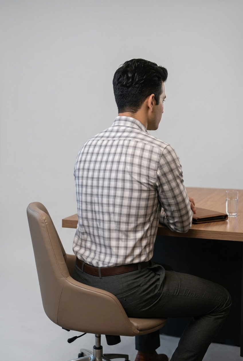 Mens Grey Rs 6618 Full Sleeves Shirt