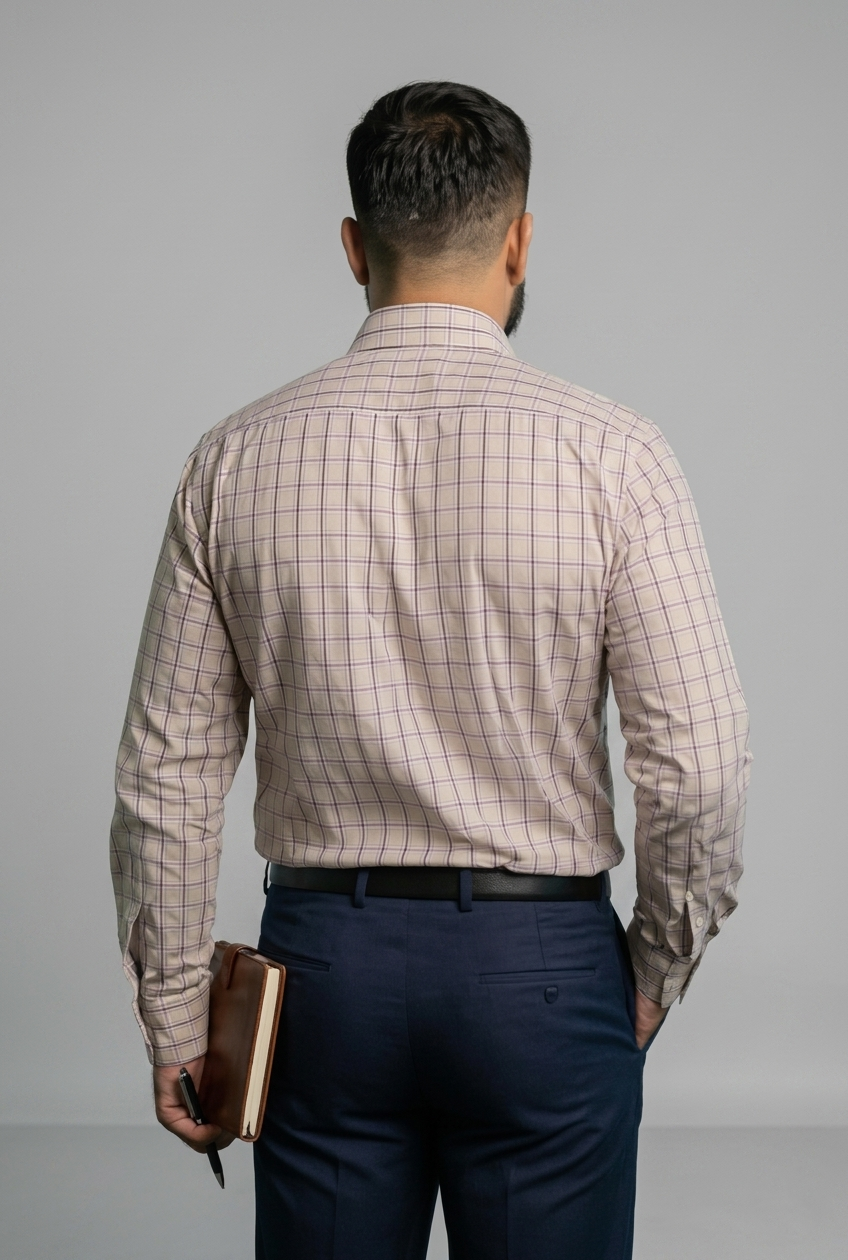 Mens Beige-1 Rs 97509 Full Sleeves Shirt
