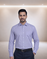 Mens Lilac-3 Sak 69016 Full Sleeves Shirt