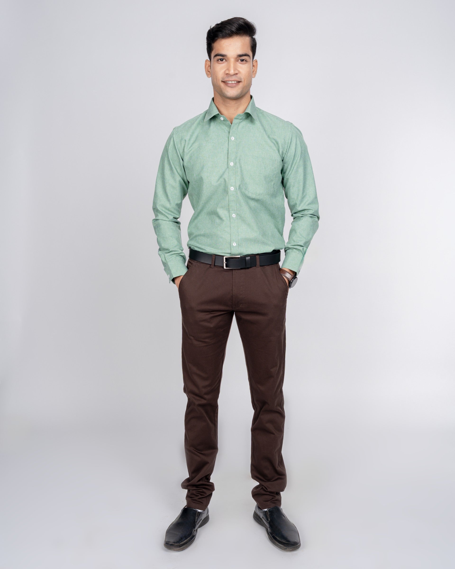 Cotton Satin - Brown