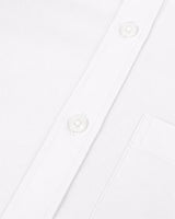 Cambridge Men's Oxford Formal Shirt – Plain White Cotton Blend
