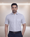 Bresol 31112 A Black Mens Half Sleeves Shirt