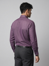 Mens Purple-4 Cv 1481 Full Sleeves Shirt