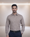 Mens Biscuit-2 Dunlop Print 26124 Full Sleeves Shirt