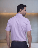Golden 25 Purple Mens Half Sleeves Shirt