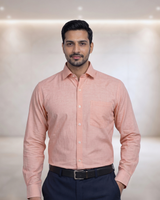 Mens Orange-2 Limca 1242 Full Sleeves Shirt