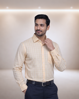 Mens Yellow Mesa 134 Full Sleeves Shirt
