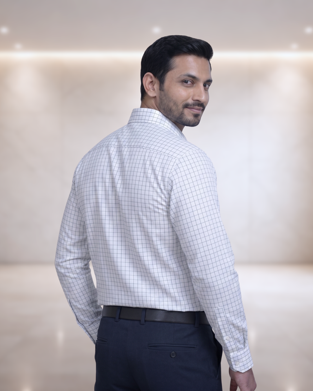 Mens Green Mf 50002 A Full Sleeves Shirt