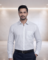 Mens Green Mf 50002 A Full Sleeves Shirt
